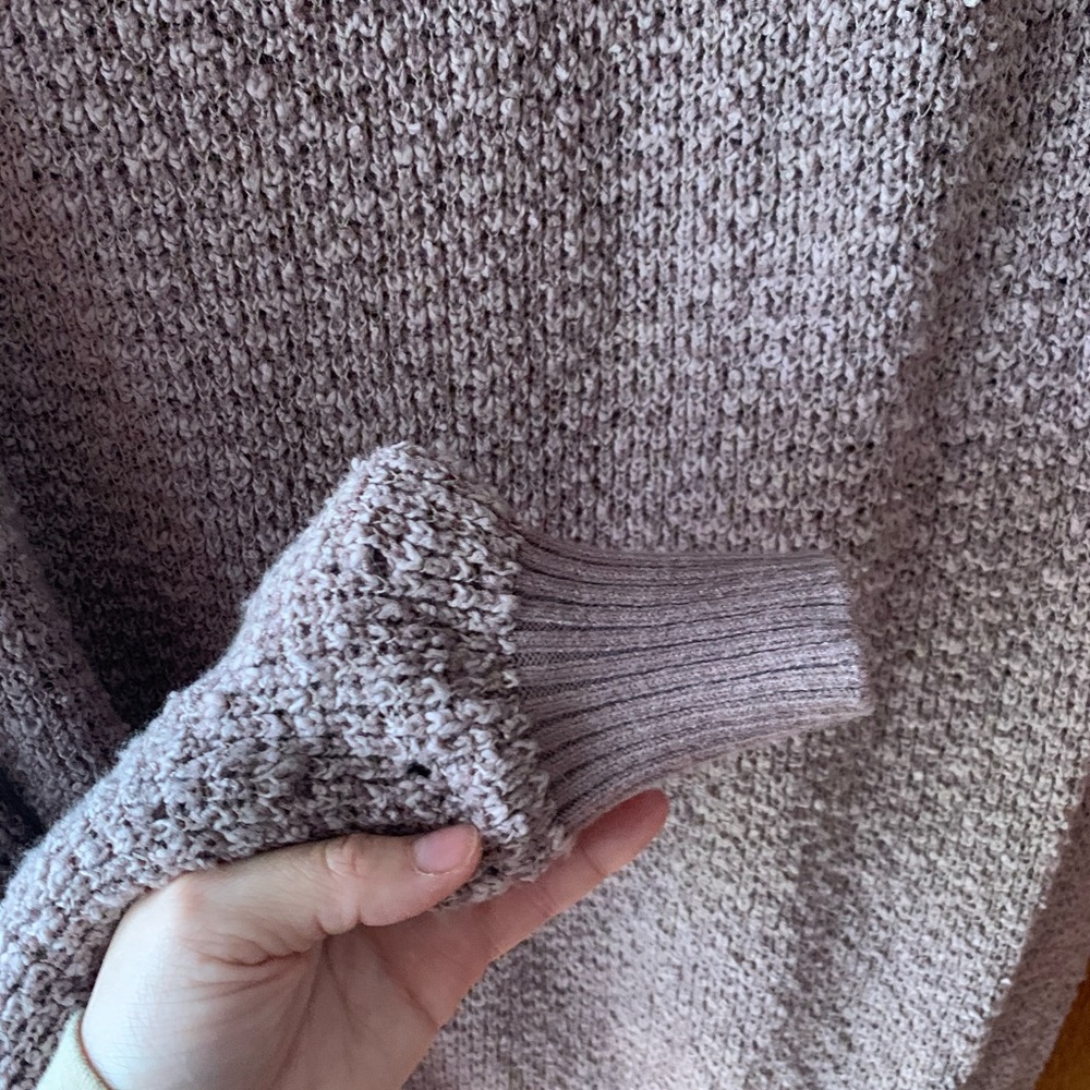 Free People By Your Side Sweater in Muave Small - Picture 7 of 12